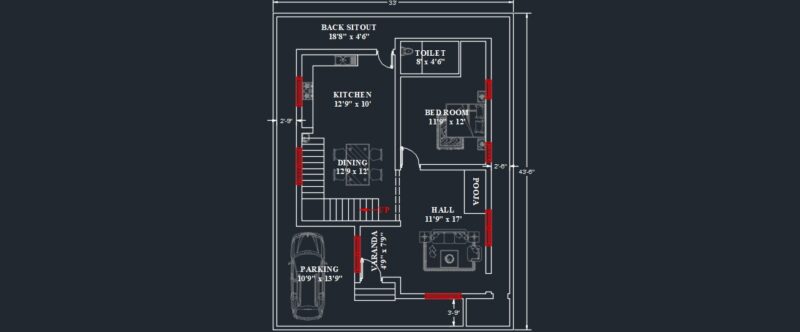 North Facing Vasthu Plan