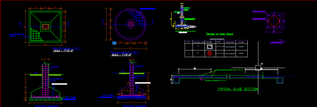 Autocad building Designs and drawing