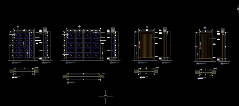 Door Elevations & sec.
