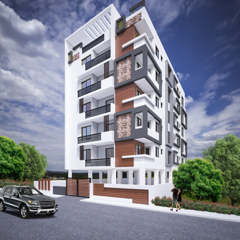 High End Residential Apartment Elevation