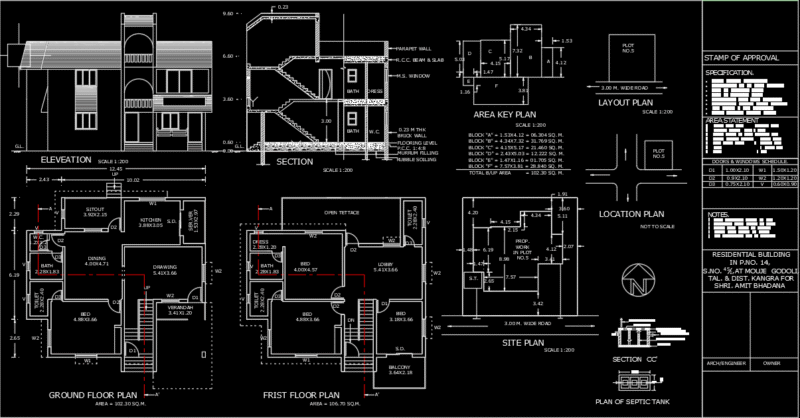 G+1 House Plan