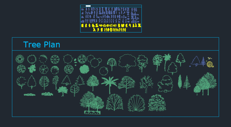 People & Tree AutoCAD File