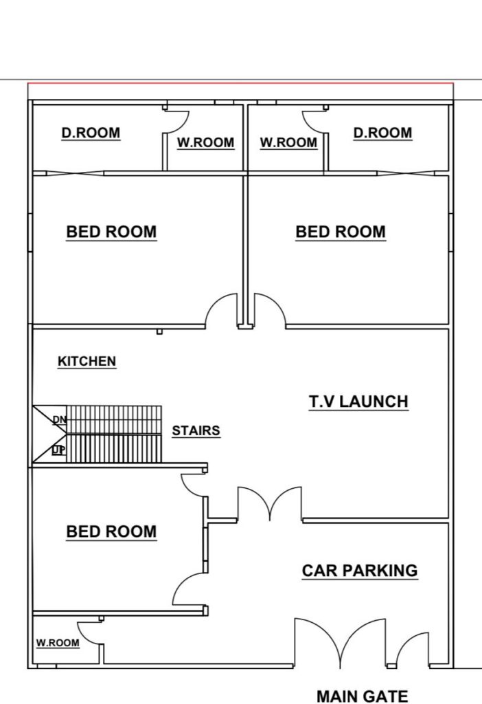 AutoCad 2d 3d Banglows