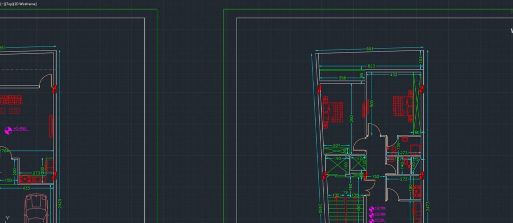 5 Story Architectural Apartment Plan