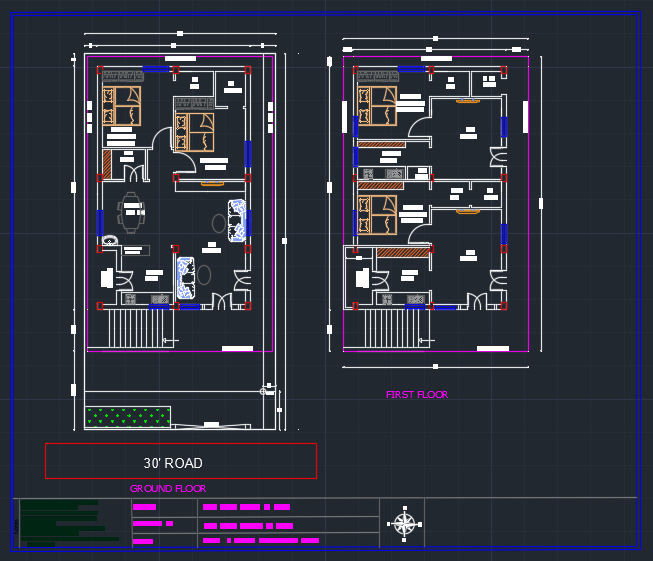 AUTOCAD 2D HOUSE VAASTU PLAN Designs CAD