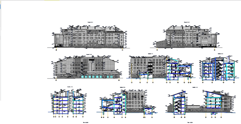 Full Administative Building Plan