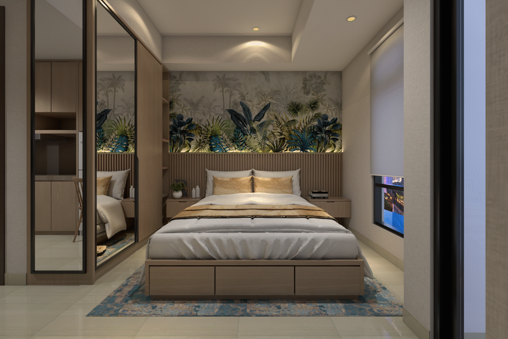 STUDIO TYPE APARTMENT INTERIOR