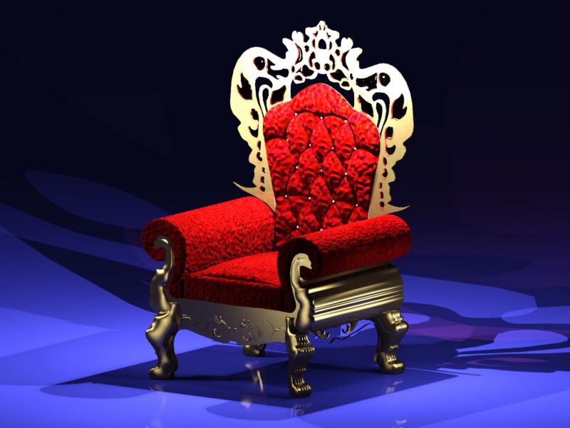 3D Luxury chair
