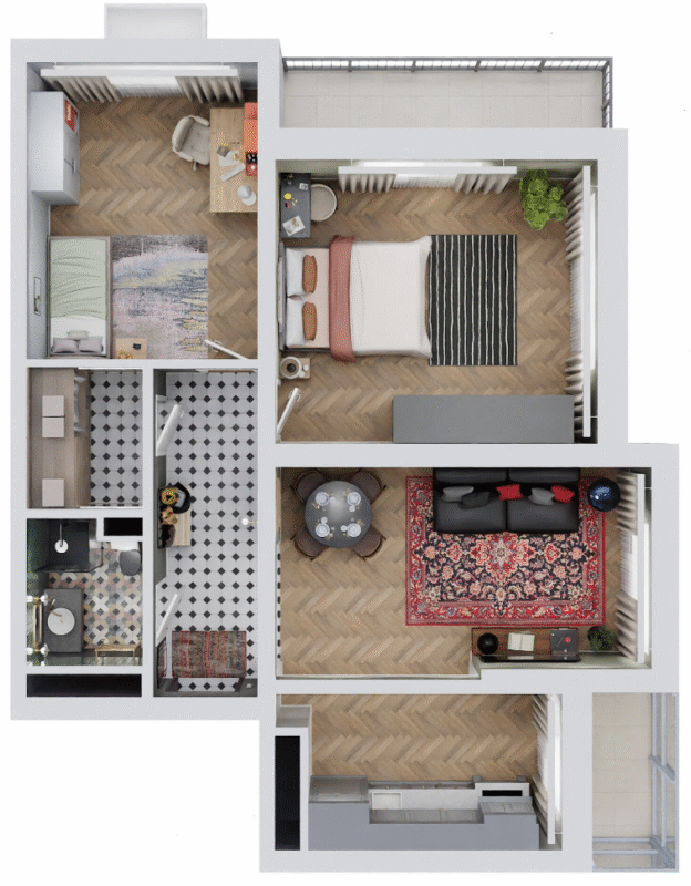 2BHK Flat