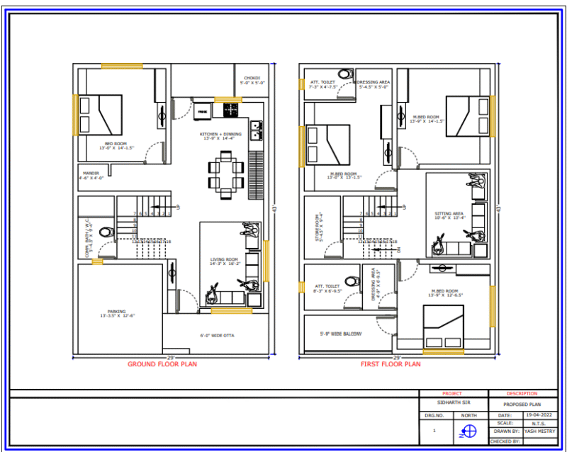 BHUNGLOW HOUSE PLAN