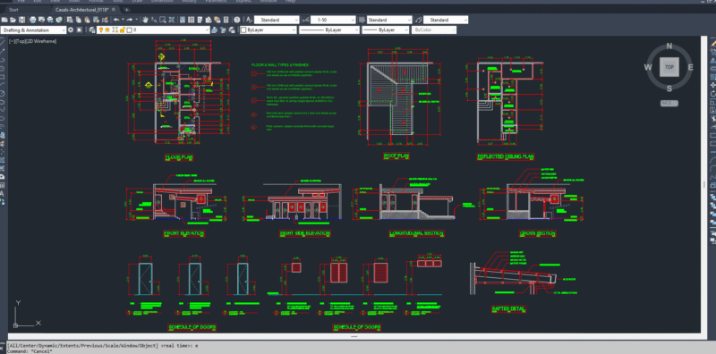 LODGING HOUSE ARCHITECTURAL PLAN WITH DOORS & WINDOWS SCHEDULE – PHILIPPINES