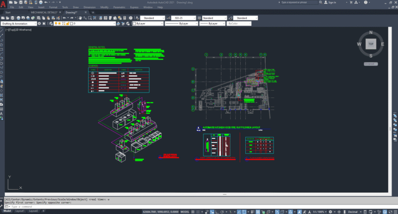 COMPLETE WORKING DRAWING OF KITCHEN FIRE SUPRRESSION SYSTEM – PHILIPPINES PROTOTYPE