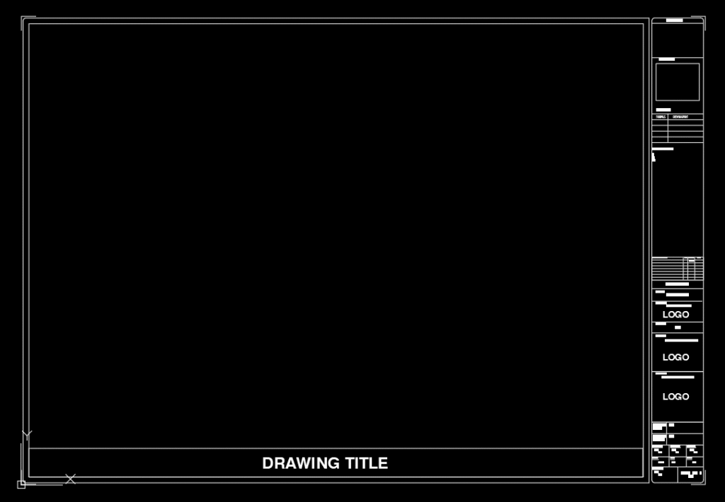 Title Block for As Built Drawing AutoCAD MEP