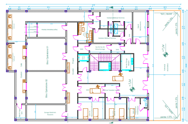 projet architectural d’un clinque médico-chirurgicale