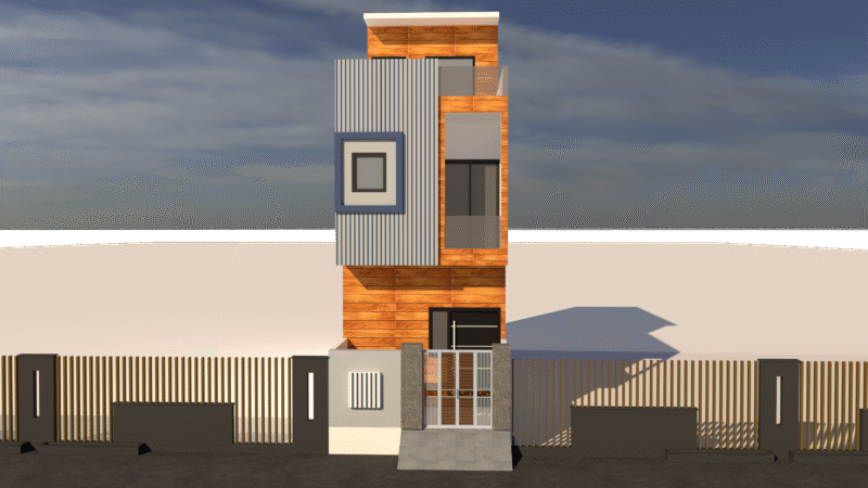 2D Plan for a 30′ X 45′ House