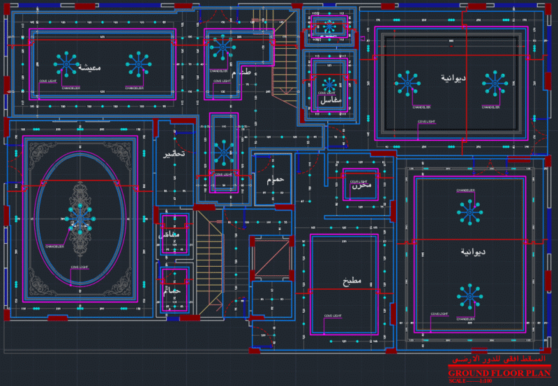 AutoCAD Ceiling Plan