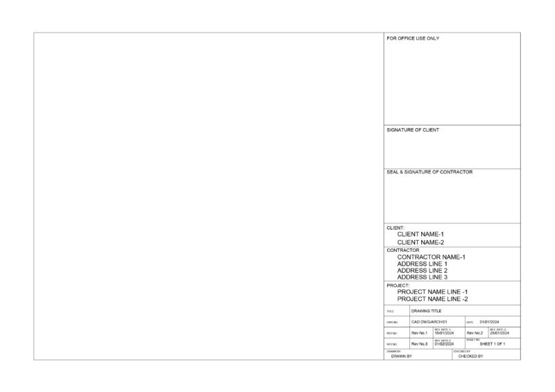 Title Sheet with Attributes