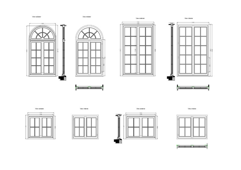 Window Plan and Elevation
