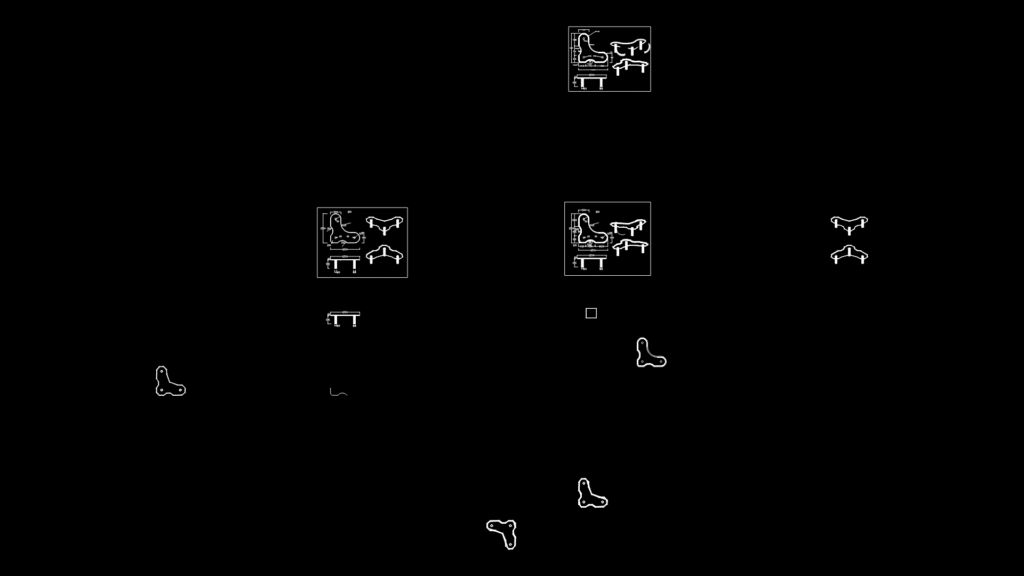 Furniture assembly Detail Drawing with Joint Connections