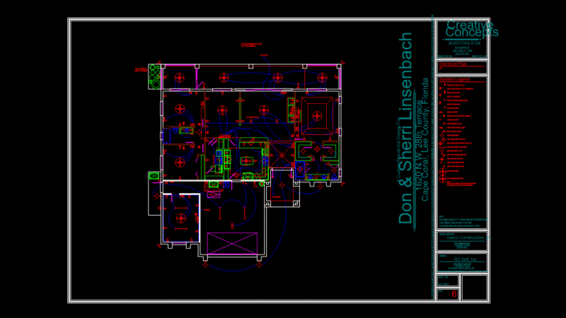 Residential Electrical Plan with GFCI Protection and Pool Integration