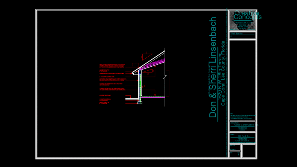 Concrete Block Residential Wall Section with 110 MPH Wind Rating