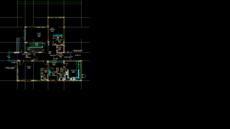 UAE villa Kitchen Layout with Built-in Cabinetry and Appliance Zones