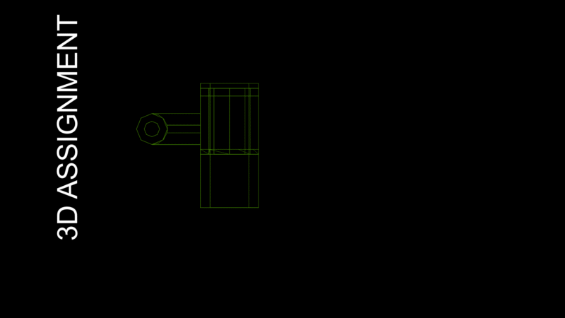 3D Model of Hexagonal Bolt Connection for Mechanical Assembly