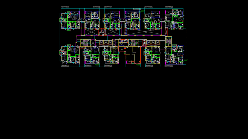 Multi-Unit Residential 18th Floor Refuge Plan for Block J