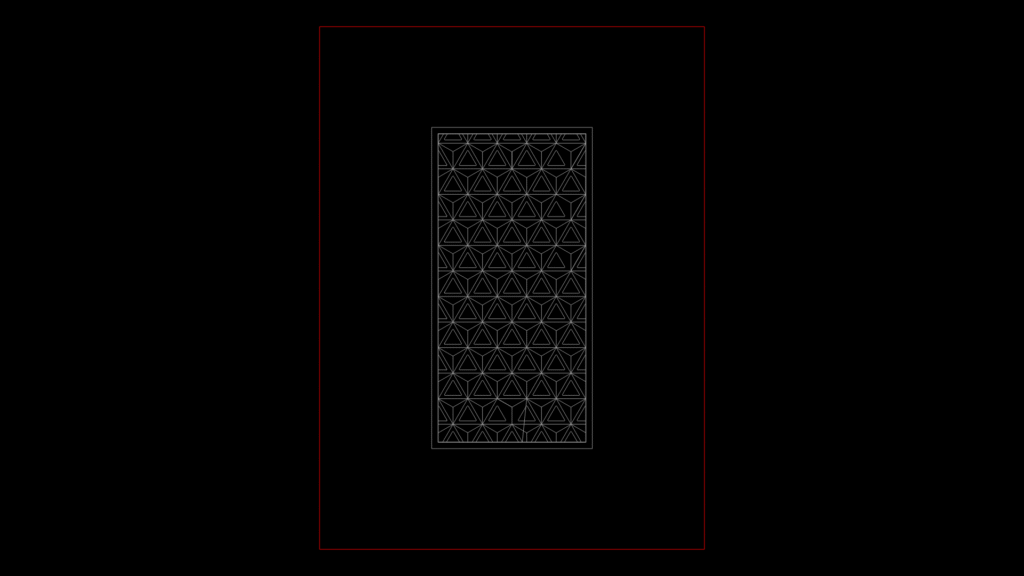 Geometric Lattice Pattern CNC Panel for Interior Furniture