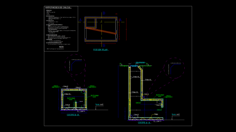 Stormwater Overflow Structure (Déversoir d’Orage) Structural Detail