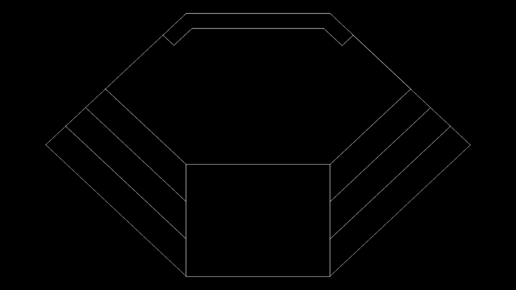 Hexagonal Infrastructure Plan with Extension Corridors