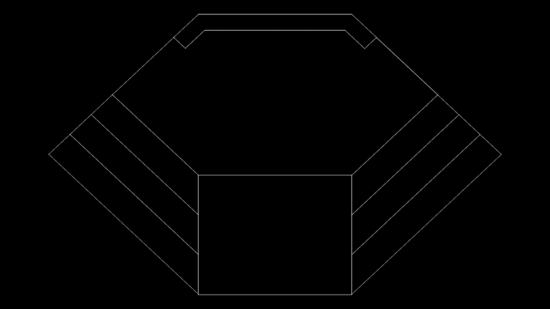 Hexagonal Infrastructure Plan with Extension Corridors