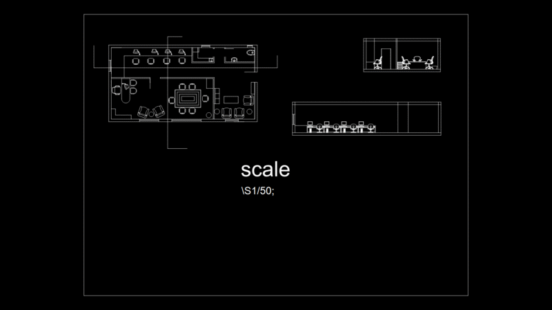 Office Space Floor Plan with High-Tech Workstations Configuration
