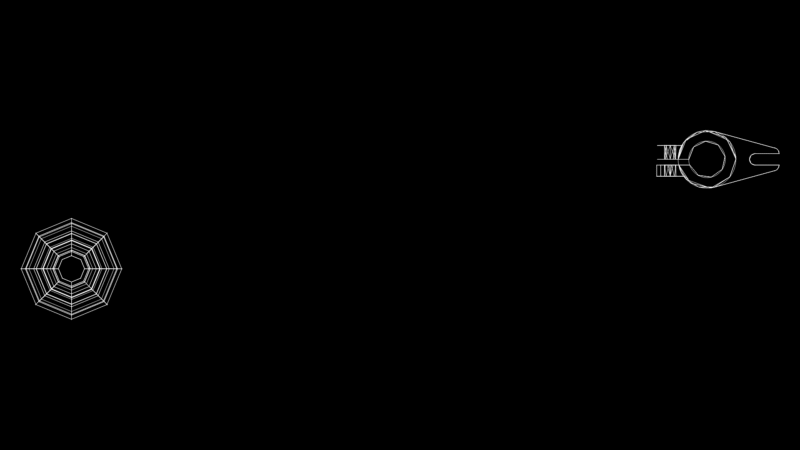 Open-End Wrench and Socket Interface Technical Detail Drawing