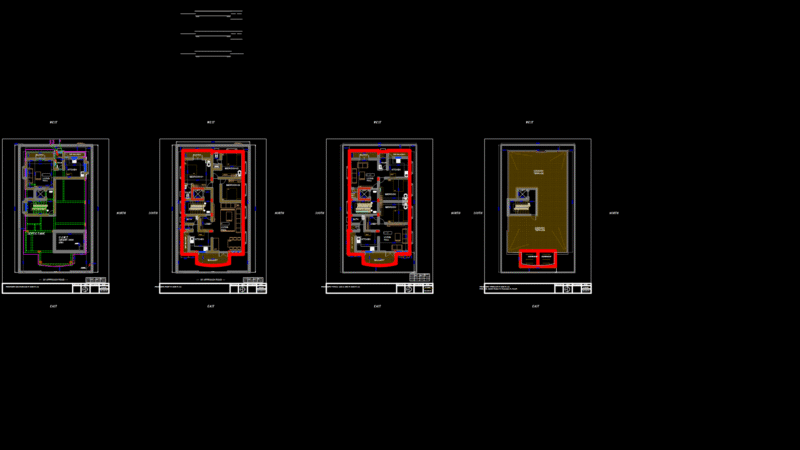 Multi-Floor Residential Apartment Floor Plans with MEP integration