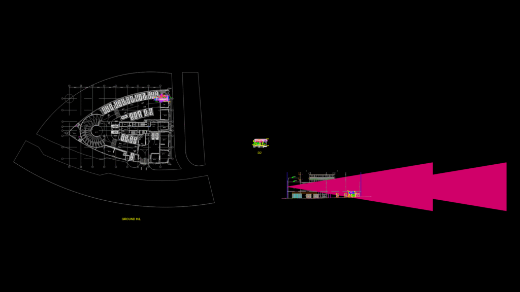 Generator Room MEP Coordination Floor Plan with Ventilation System