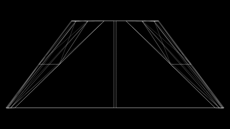 Structural Roof Truss Elevation Drawing for Residential Application