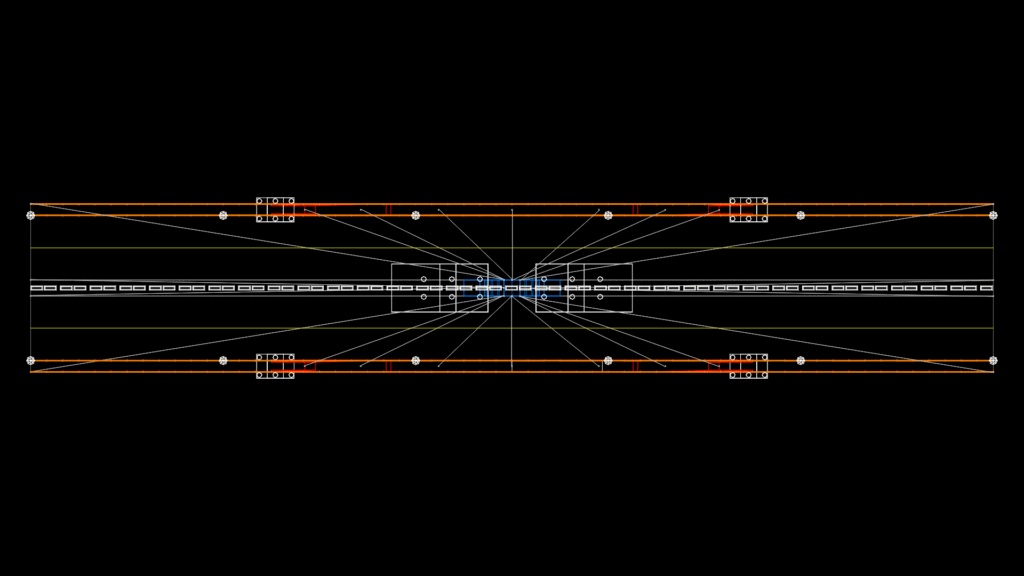 Cable-Stayed bridge Structural Model with Central Anchorage System