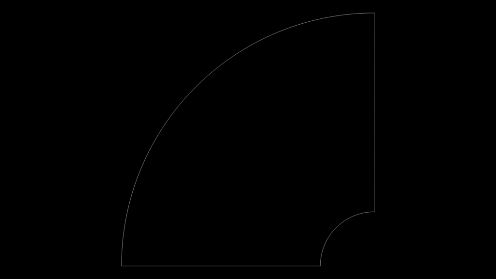 90-Degree Rectangular Duct Elbow Detail for HVAC Systems