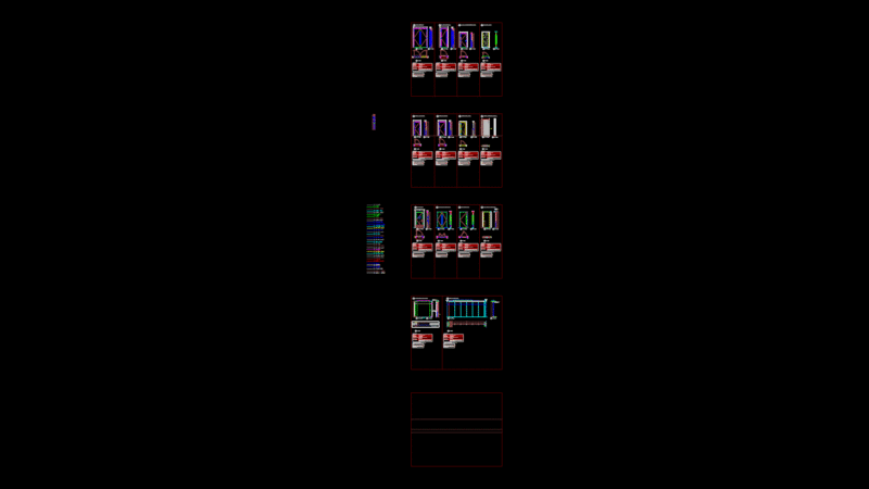 Comprehensive Door Schedule with Detailed Assembly Specifications