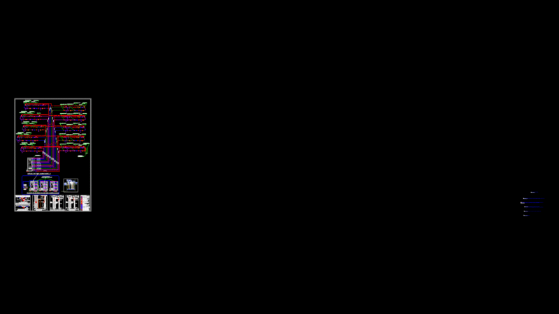 Hospital Fire Alarm System Single Line Diagram with Loop Circuits