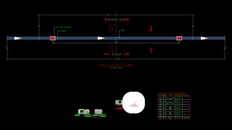 Storm Water Drainage System Detail with RCC Construction Specifications