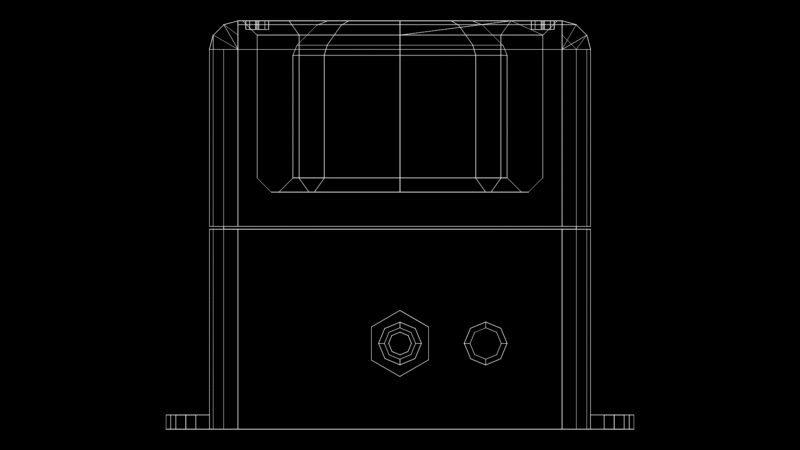 3D Model of Acoustic Wall-Mounted Fire alarm Sounder Device