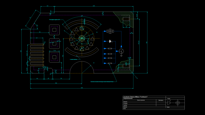 Electric Motor Control Circuit schematic with SCR and Protection