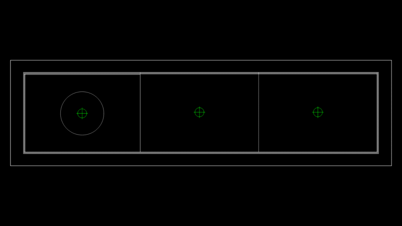 Industrial Storage Tank Top Plan with 150-200mm Flange Connections