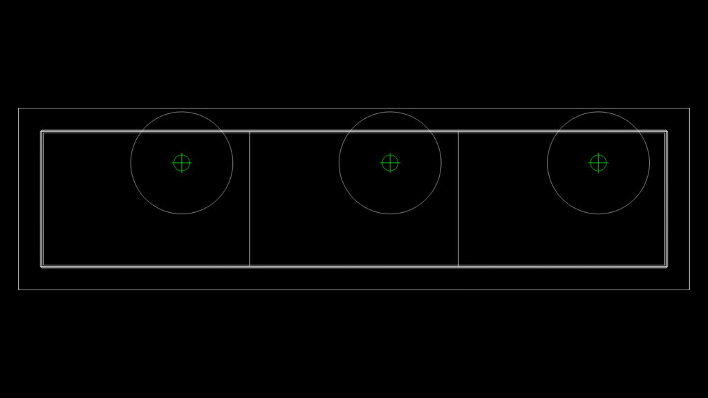 Horizontal Storage Tank Plan with FLG150/FLG200 Flange Connections