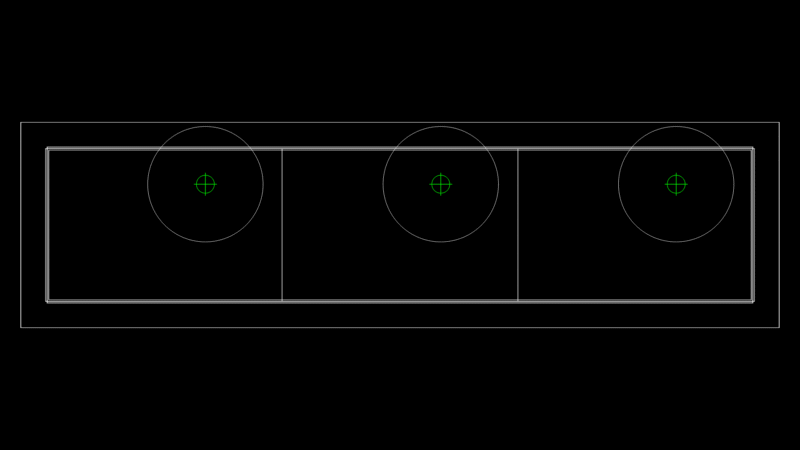 Horizontal Storage Tank Plan with FLG150/FLG200 Flange Connections