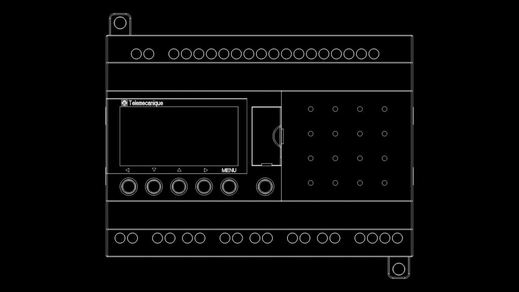 Schneider Zelio Smart Relay Programmable Controller Detail Plan