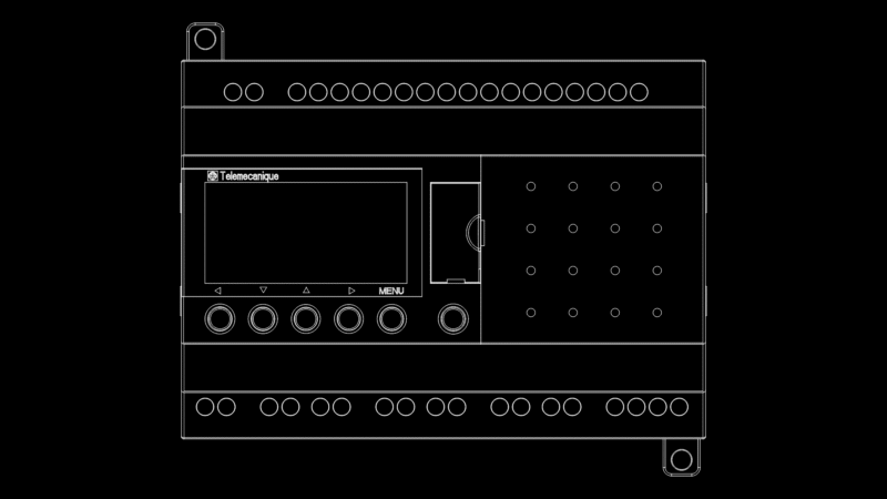 Schneider Zelio Smart Relay Programmable Controller Detail Plan