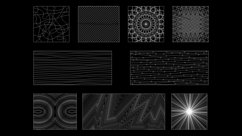 Decorative Geometric Jaali Pattern Collection for Architectural Screens